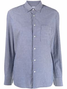 Aspesi джинсовая рубашка с длинными рукавами