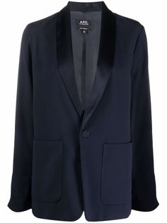 A.P.C. однобортный пиджак