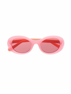 Stella McCartney Eyewear солнцезащитные очки в овальной оправе