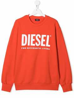 Diesel Kids толстовка с логотипом