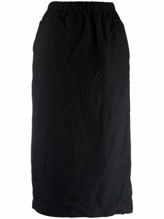 Black Comme Des Garçons юбка миди с завышенной талией