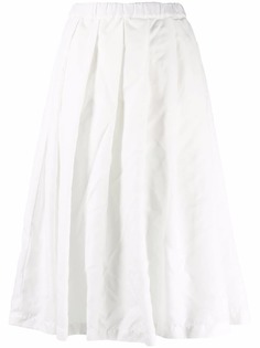 Black Comme Des Garçons юбка миди асимметричного кроя с плиссировкой