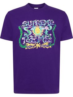 Supreme футболка с логотипом