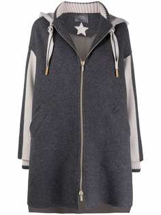 Lorena Antoniazzi куртка на молнии с капюшоном