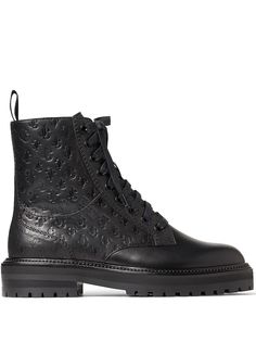 Jimmy Choo ботинки Cora с тиснением