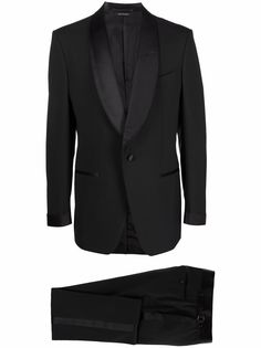 TOM FORD костюм с атласной отделкой