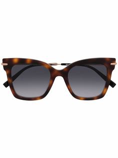 Max Mara солнцезащитные очки в оправе кошачий глаз черепаховой расцветки
