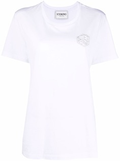 Iceberg футболка с вышитым логотипом