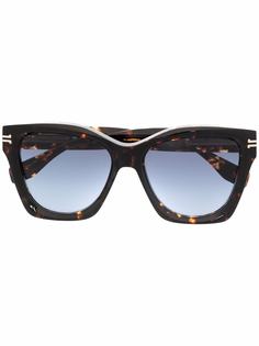 Marc Jacobs Eyewear солнцезащитные очки в квадратной оправе черепаховой расцветки