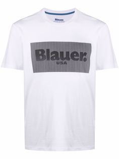 Blauer футболка с логотипом