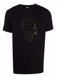Karl Lagerfeld футболка Ikonik с логотипом