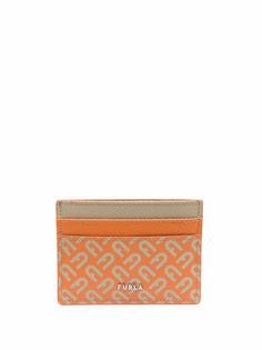 Furla картхолдер с монограммой