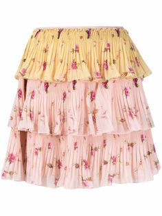 RED Valentino юбка мини с цветочным принтом