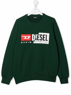 Diesel Kids толстовка с логотипом