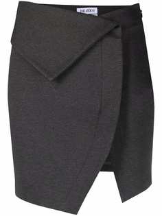 The Attico деконструированная юбка с разрезом сбоку