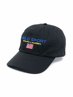 Ralph Lauren Kids кепка с вышитым логотипом