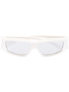 Rick Owens солнцезащитные очки в прямоугольной оправе