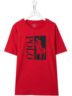 Ralph Lauren Kids футболка с графичным принтом