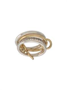 Spinelli Kilcollin кольцо Nimbus SG из желтого золота и серебра с бриллиантом