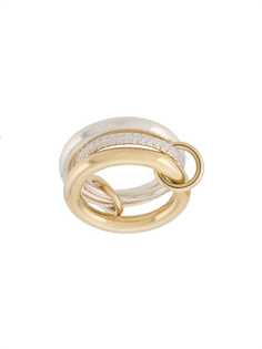 Spinelli Kilcollin кольцо Libra SP из желтого золота и серебра с бриллиантом
