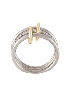 Spinelli Kilcollin кольцо Sonny 3 из черного золота с бриллиантом