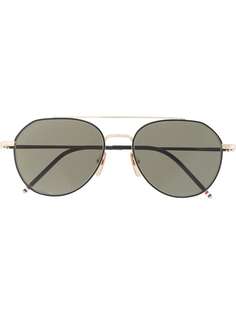 Thom Browne солнцезащитные очки-авиаторы