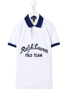 Ralph Lauren Kids рубашка поло с логотипом