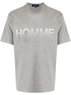 Comme Des Garçons Homme футболка с вышитым логотипом