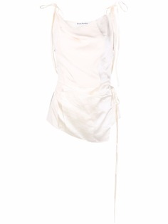 Acne Studios блузка без рукавов с воротником-хомутом
