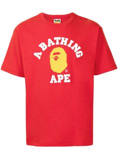 A BATHING APE® футболка с логотипом
