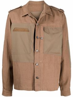 Sease куртка-рубашка в стиле милитари