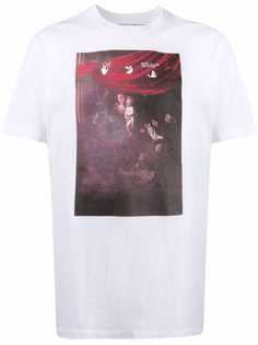 Off-White футболка с принтом Caravaggio