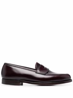 Crockett & Jones лоферы с миндалевидным носком