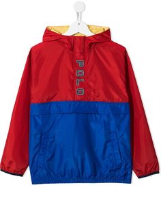 Ralph Lauren Kids куртка-анорак с логотипом