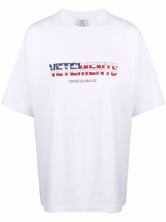 VETEMENTS футболка с приспущенными плечами