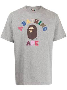A BATHING APE® футболка с логотипом Bape