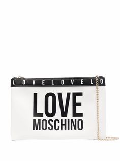 Love Moschino клатч с логотипом