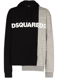 Dsquared2 толстовка с капюшоном и разрезами