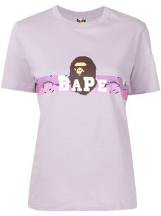 A BATHING APE® футболка с логотипом Bape