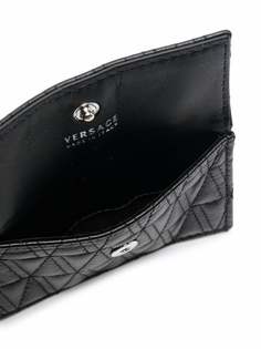 Versace стеганый картхолдер Virtus на цепочке
