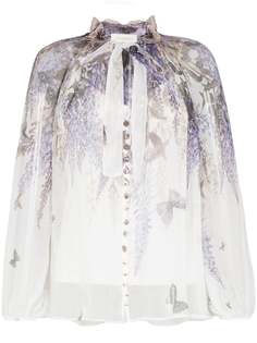 Zimmermann блузка Luminous с цветочным принтом
