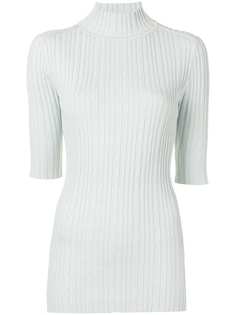 Proenza Schouler White Label трикотажный топ в рубчик с высоким воротником