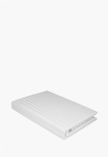 Простыня 2-спальная БегАл на резинке White, 200х180 см