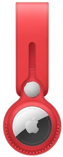 Брелок-подвеска Apple Leather Loop для AirTag (красный)