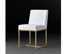 Стул emery side burnished (idealbeds) белый 43x81x60 см.