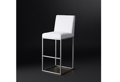 Барный стул emery polished (idealbeds) белый 43x107x60 см.