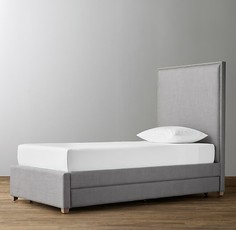 Кровать детская sydney (idealbeds) серый