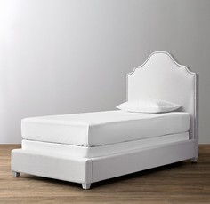 Кровать детская mia (idealbeds) серый 130x115x212 см.