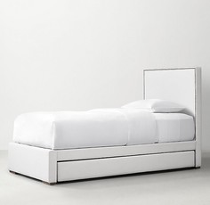 Кровать детская ronson parsons (idealbeds) серый 100x130x215 см.