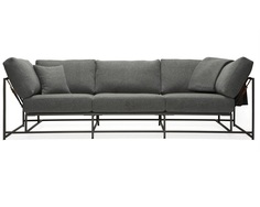 Трехместный диван комфорт (the_sofa) коричневый 263x63x90 см.